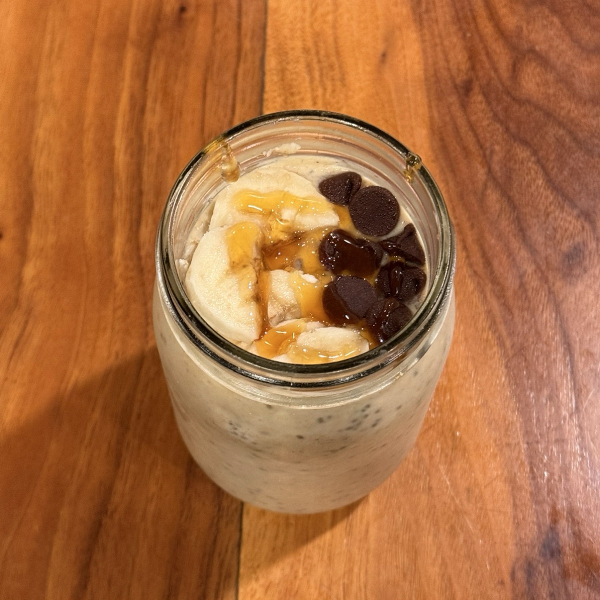 Banana Cinnamon Protein Overnight Oats