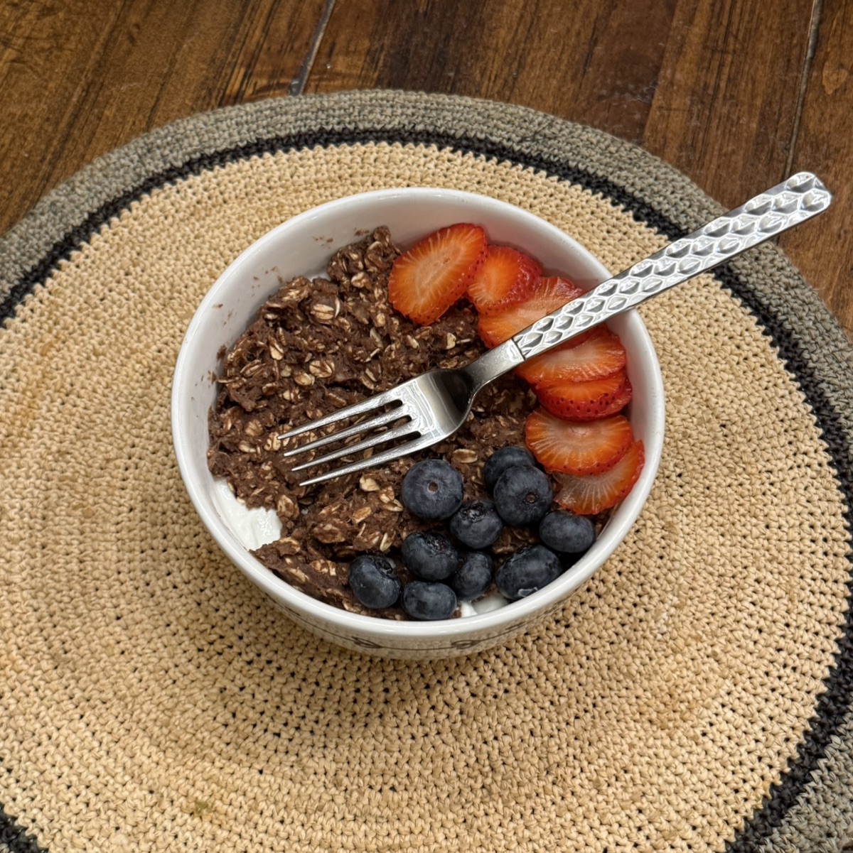 Chocolate Banana Protein Oats