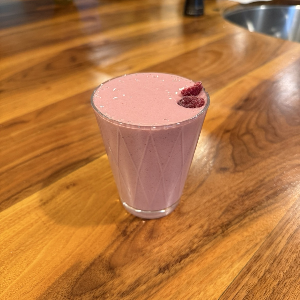 Raspberry Banana Protein Shake