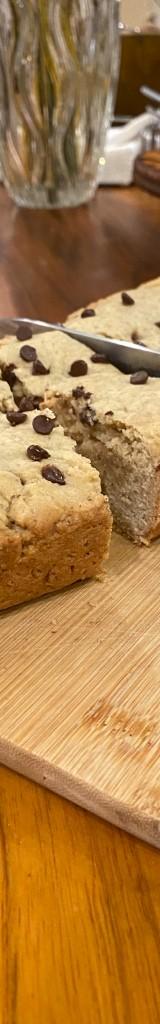 Banana Chocolate Chip Snack Cake