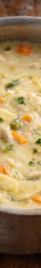 Creamy Homestyle Chicken Pot Pie Soup