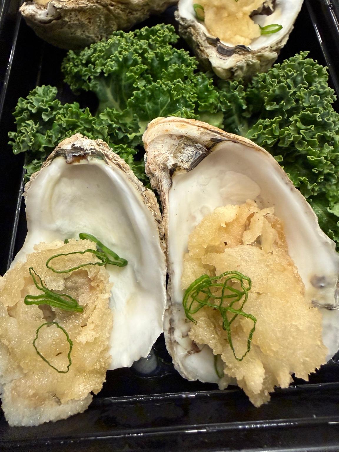 Crispy Tempura Fried Oysters