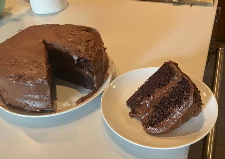 Double Chocolate Layer Cake