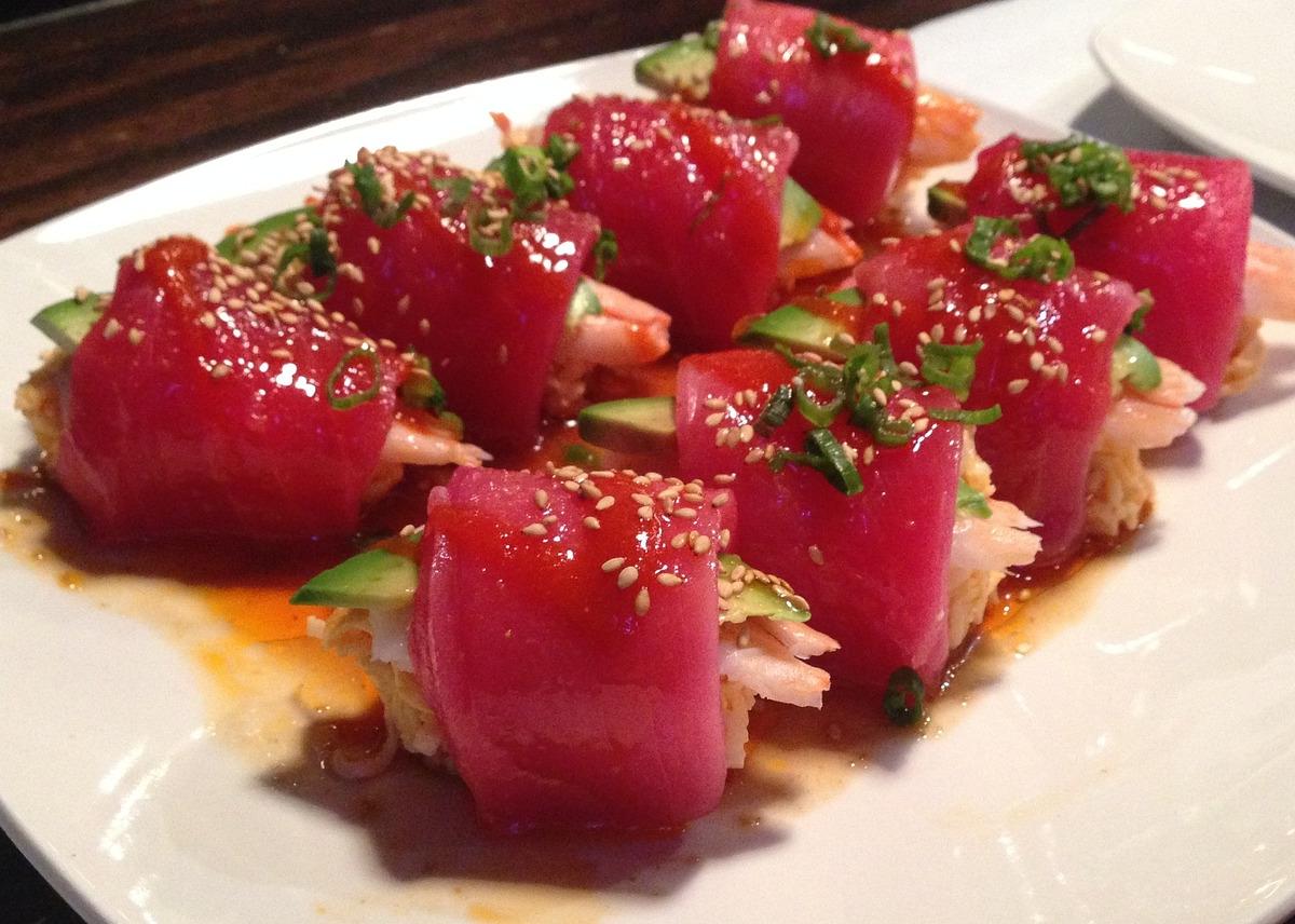 Ahi Tuna Poke Stack