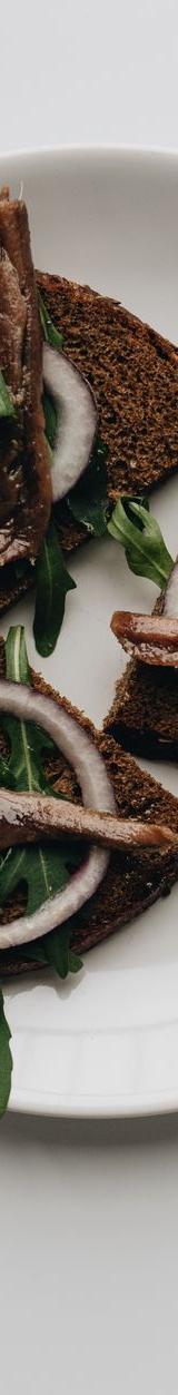 Anchovy Toasts with Arugula and Olives