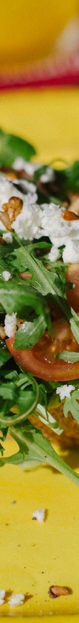 Arugula and Feta Bruschetta