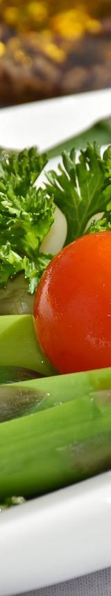 Asparagus Salad with Boiled Eggs and Tomatoes