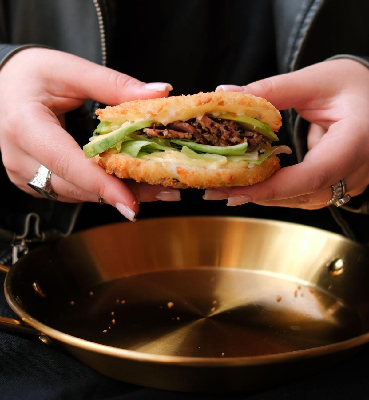 Avocado and Beef Sandwich