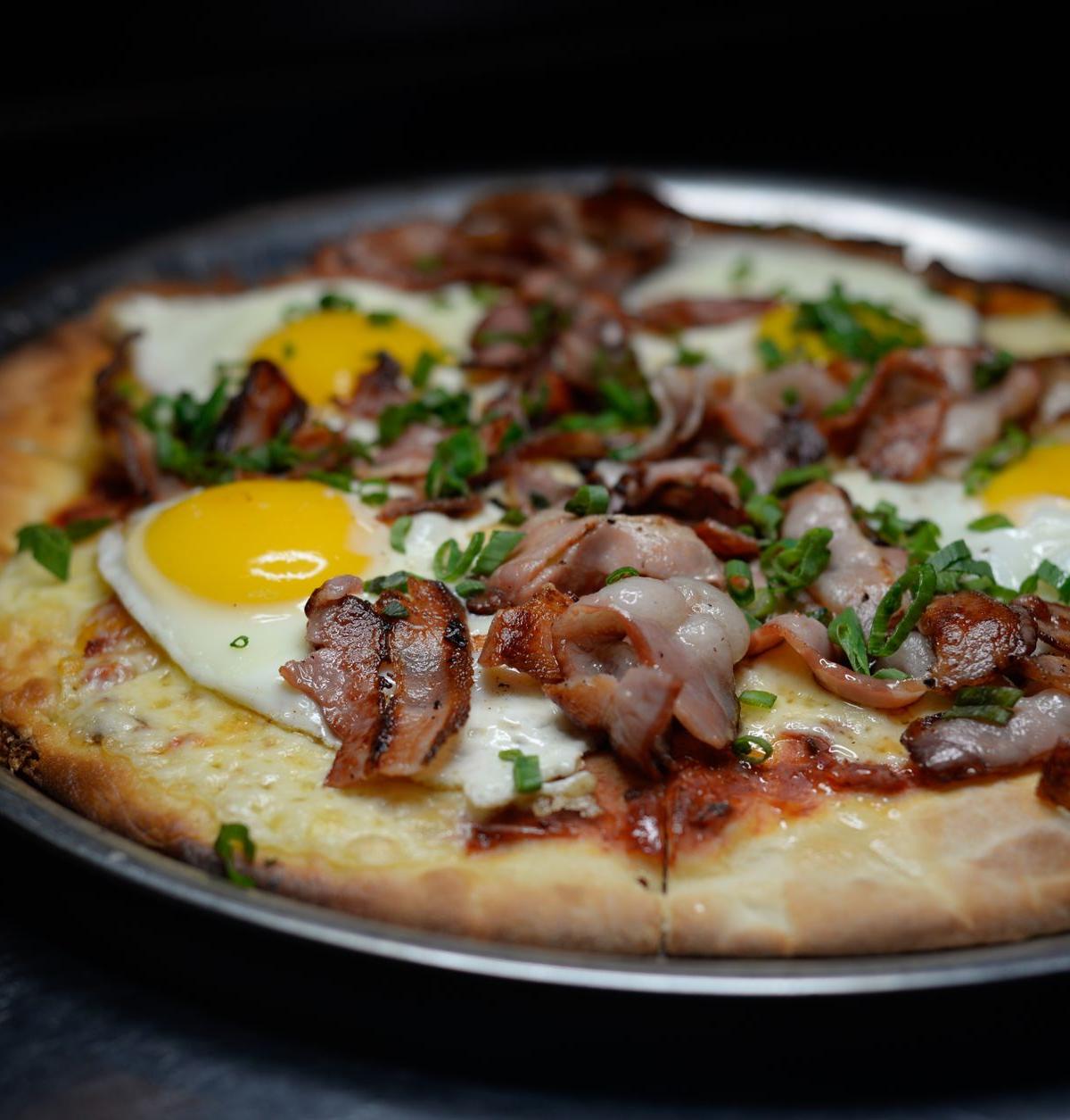Bacon and Egg Pizza
