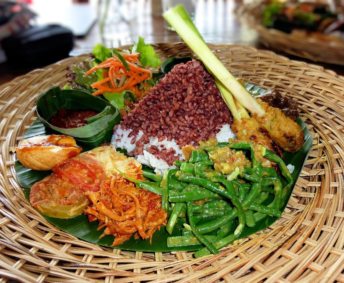 Balinese Mixed Rice Platter