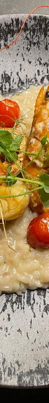 Barley Risotto with Shrimp and Cherry Tomatoes