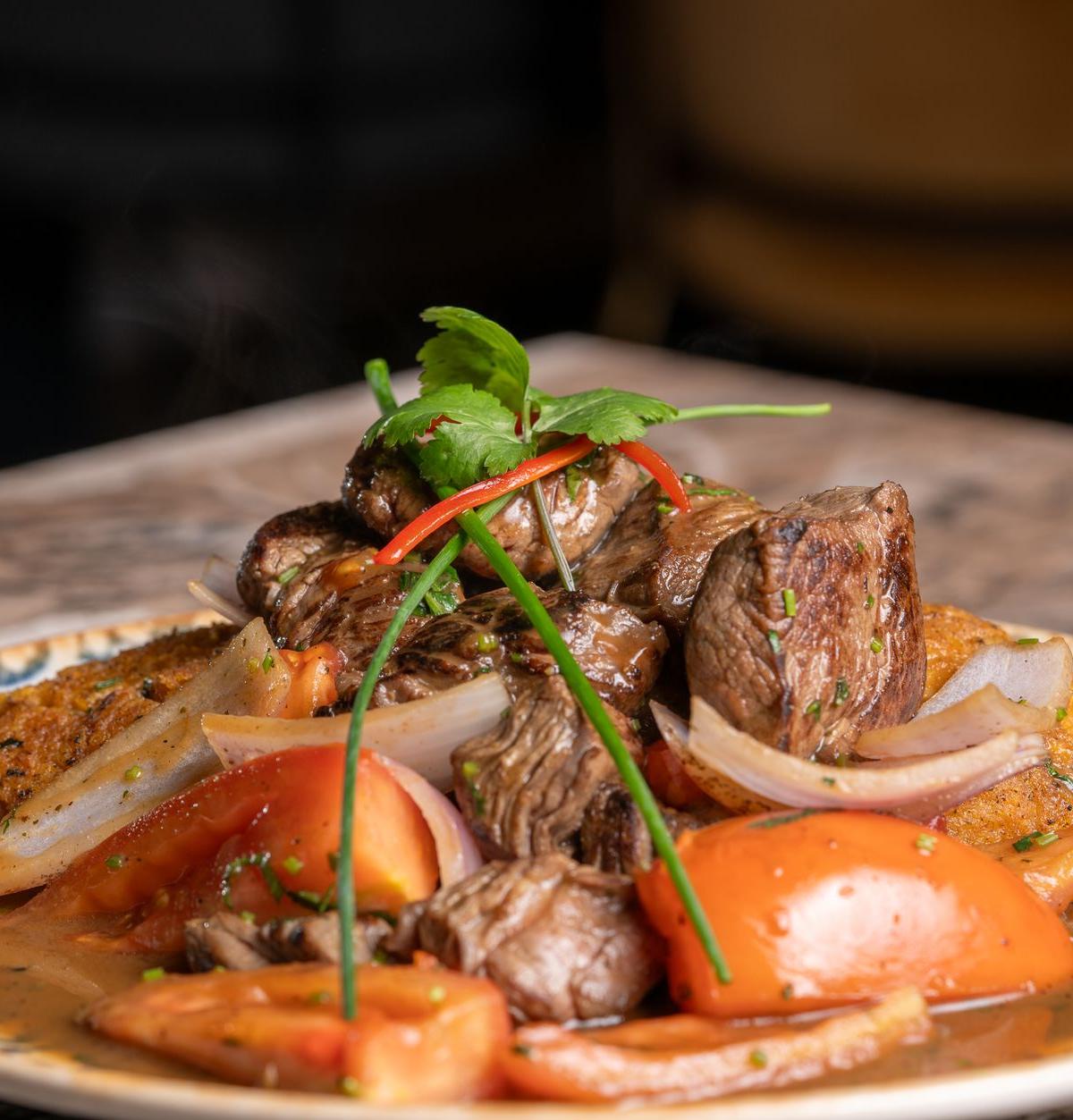 Beef Stew with Onions and Carrots