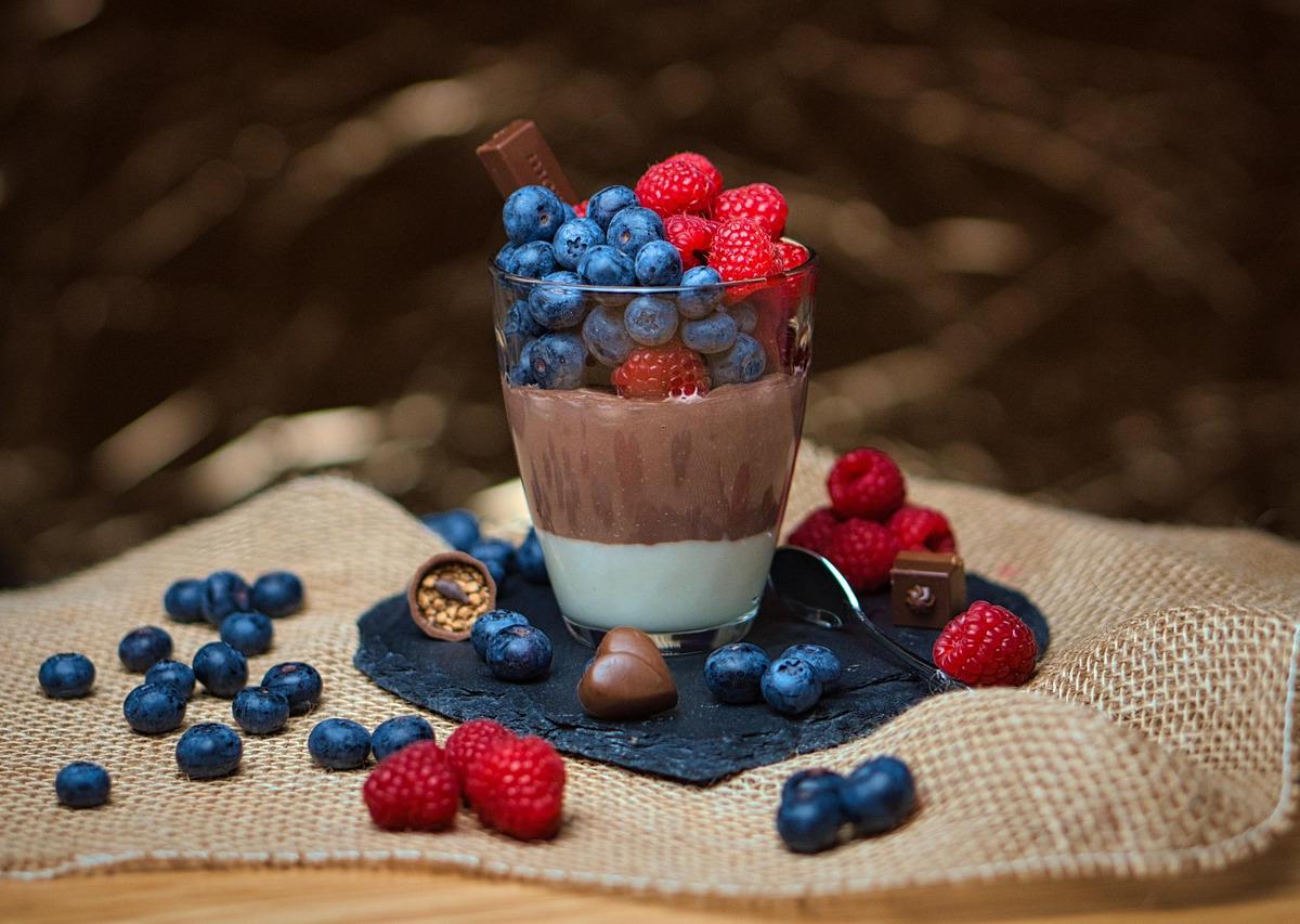 Berry and Chocolate Parfait