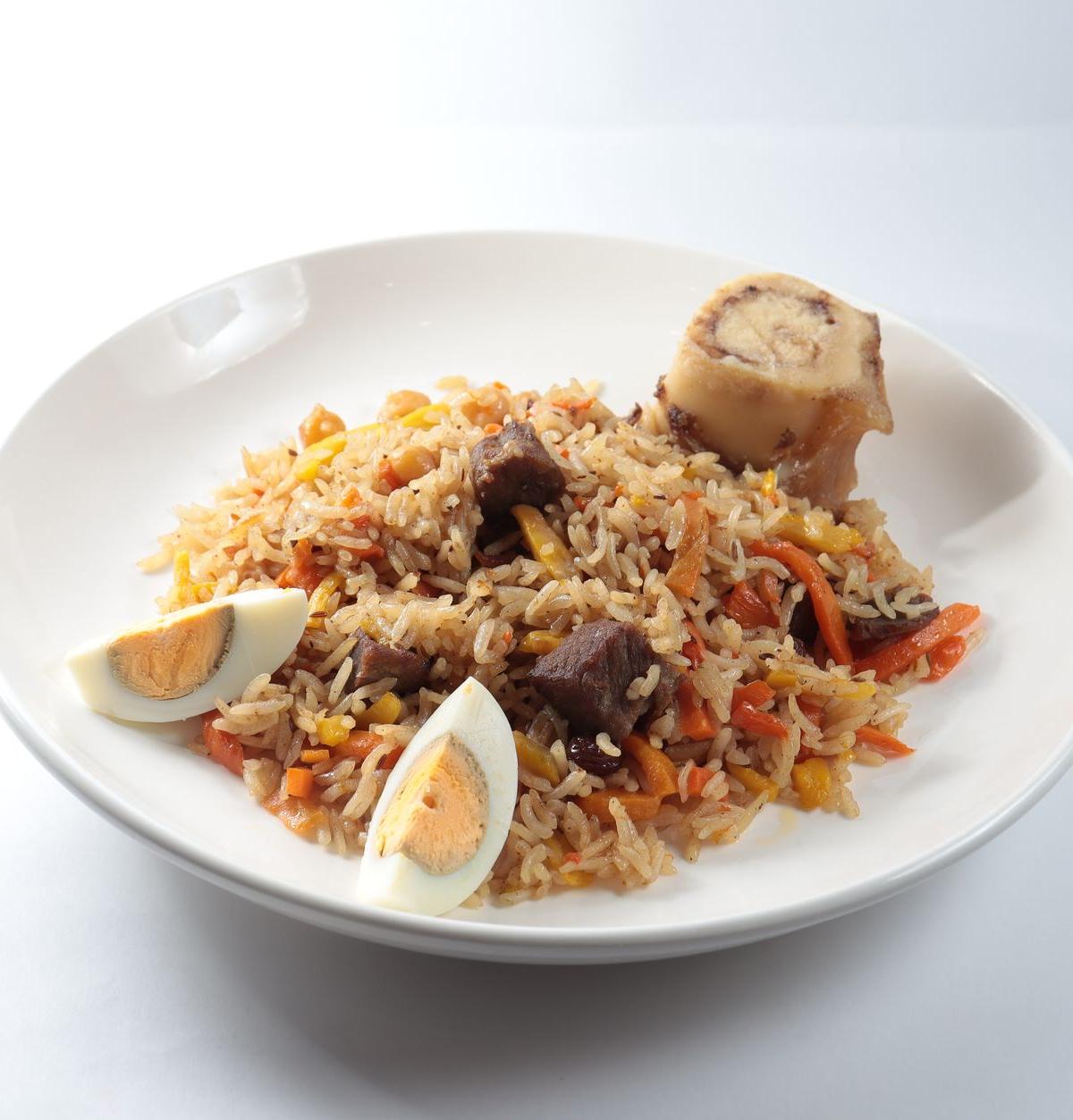 Biryanic Rice with Meat and Egg