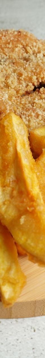 Breaded Cutlet with French Fries
