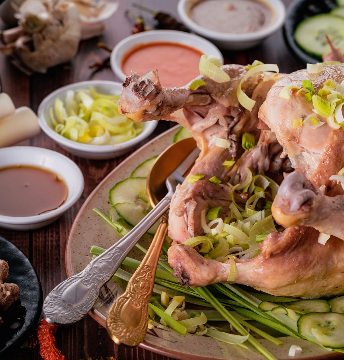 Cantonese Poached Chicken