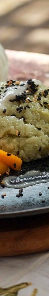 Cauliflower Mash with Mango and Sesame Seeds