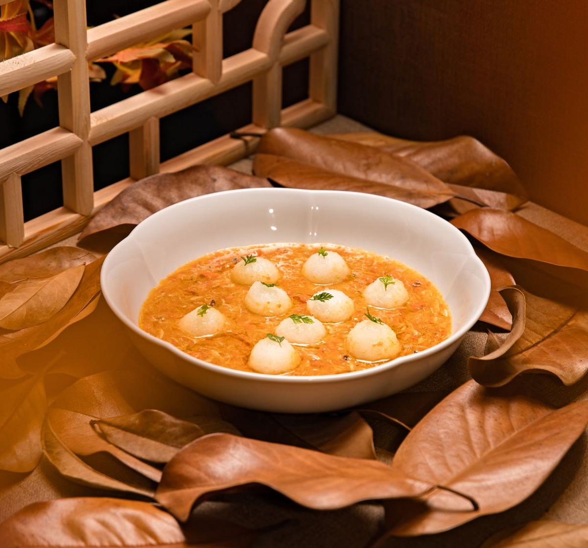 Cheese Dumplings in Tomato Sauce