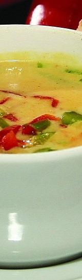 Cheese Soup with Peppers