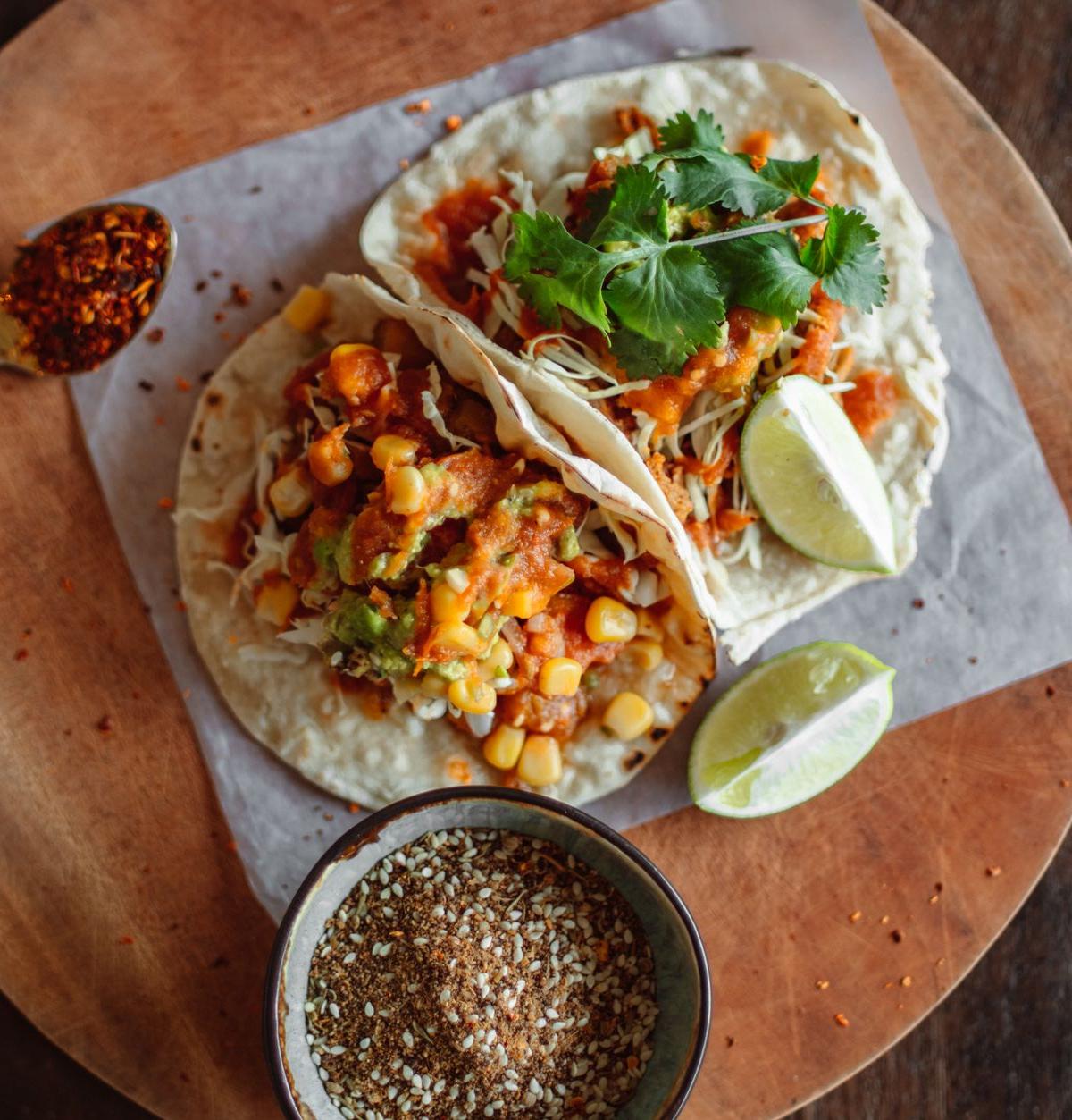 Chicken and Corn Tacos