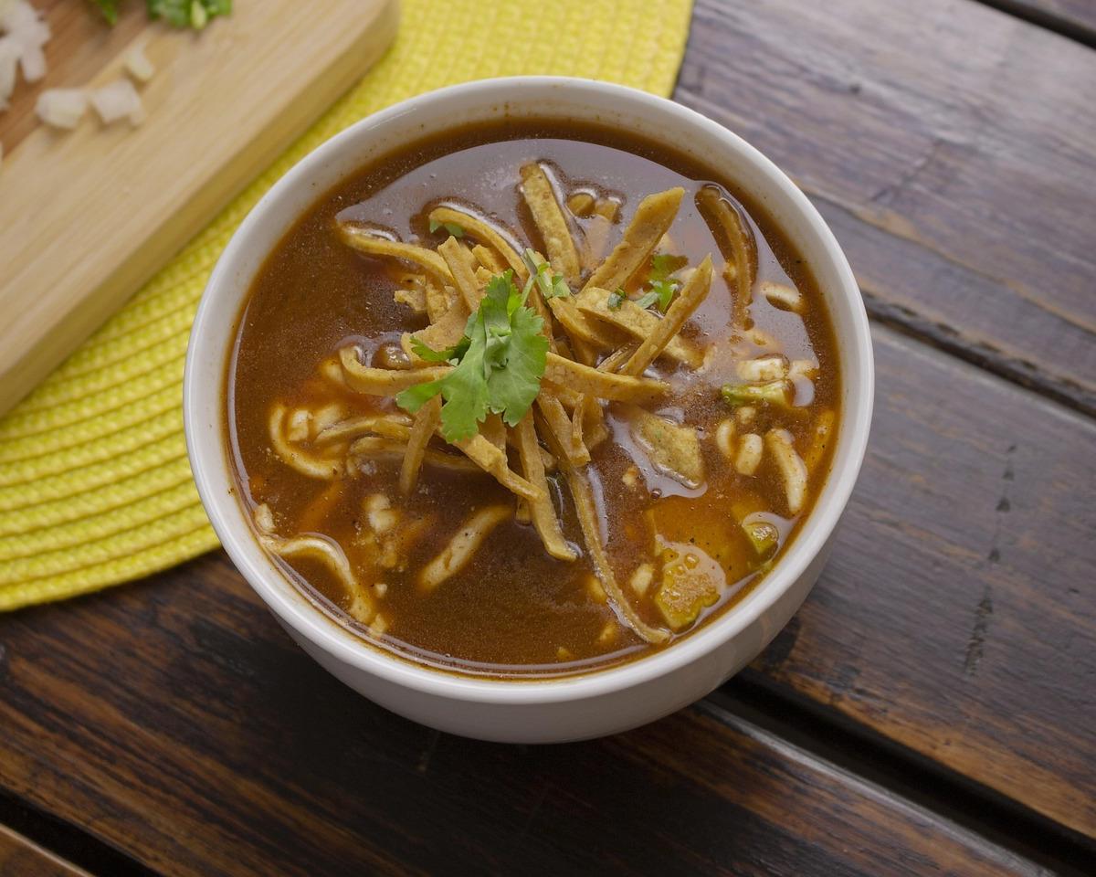 Chicken Soup with Tortilla Strips