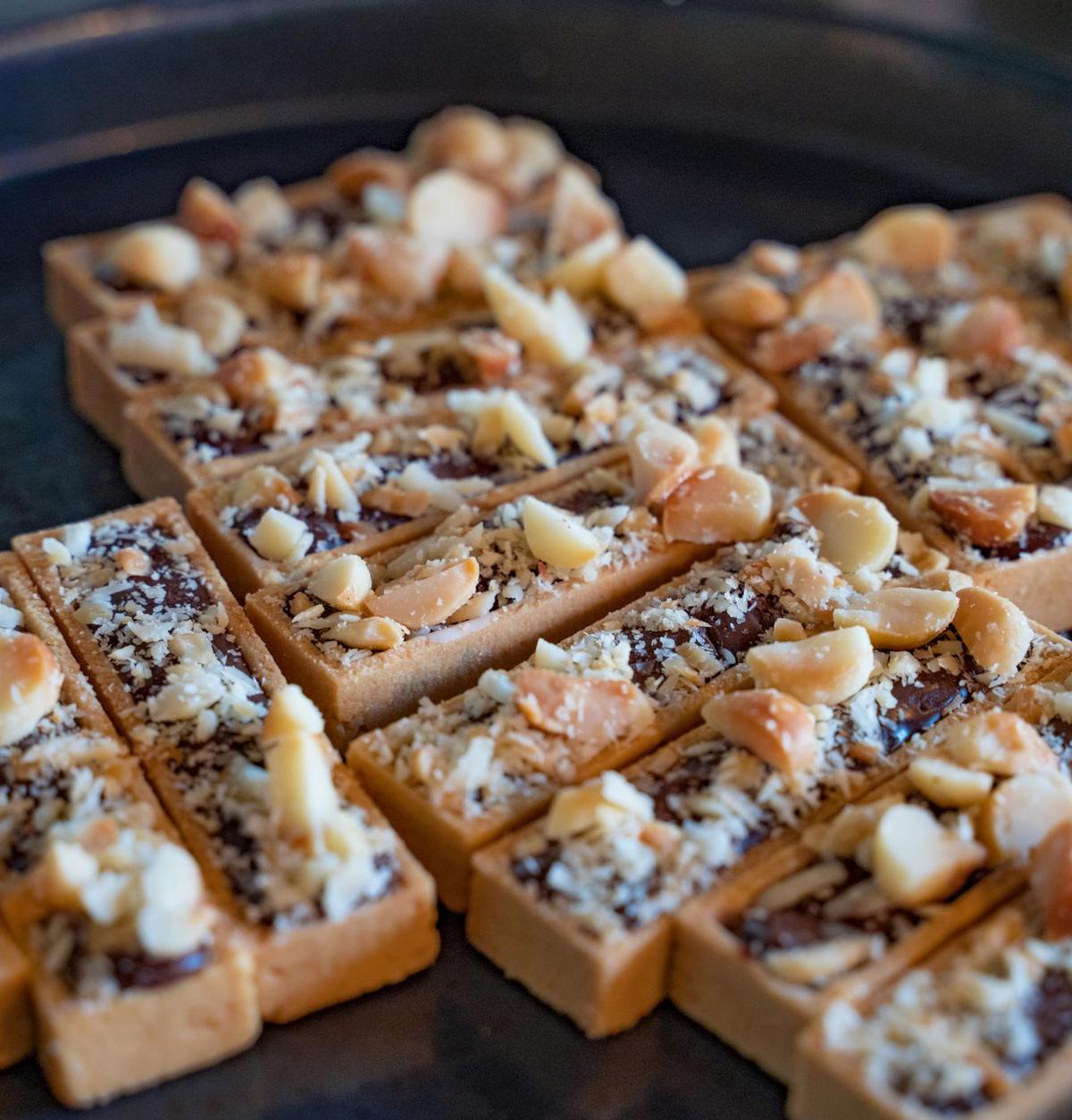 Chocolate and Nut Crostini