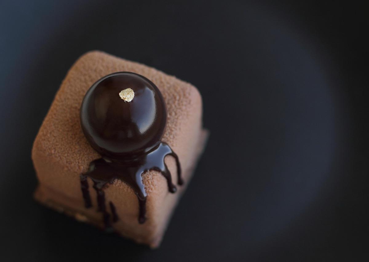 Chocolate Mousse Cake with Chocolate Sphere