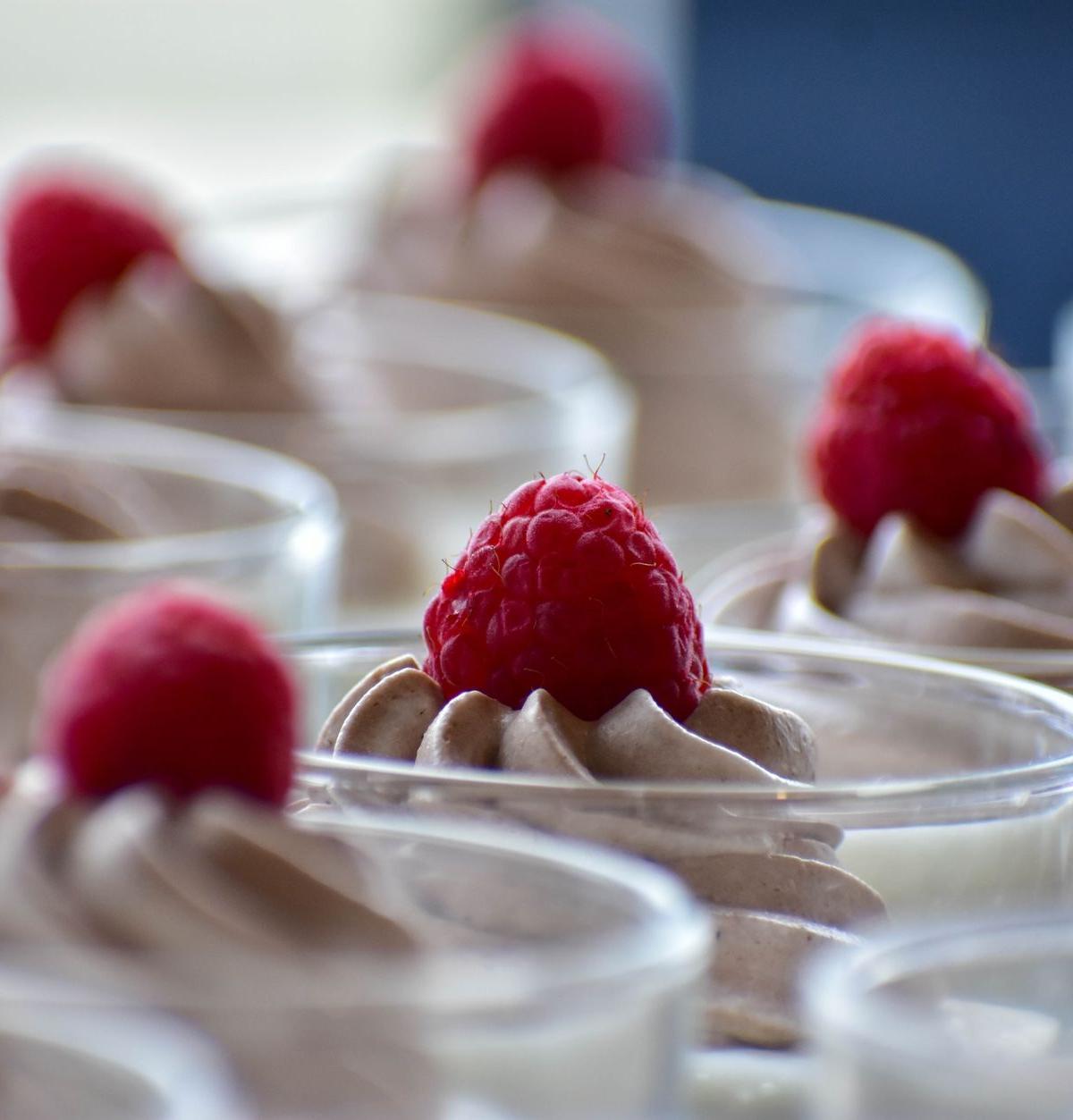 Chocolate Mousse with Raspberry