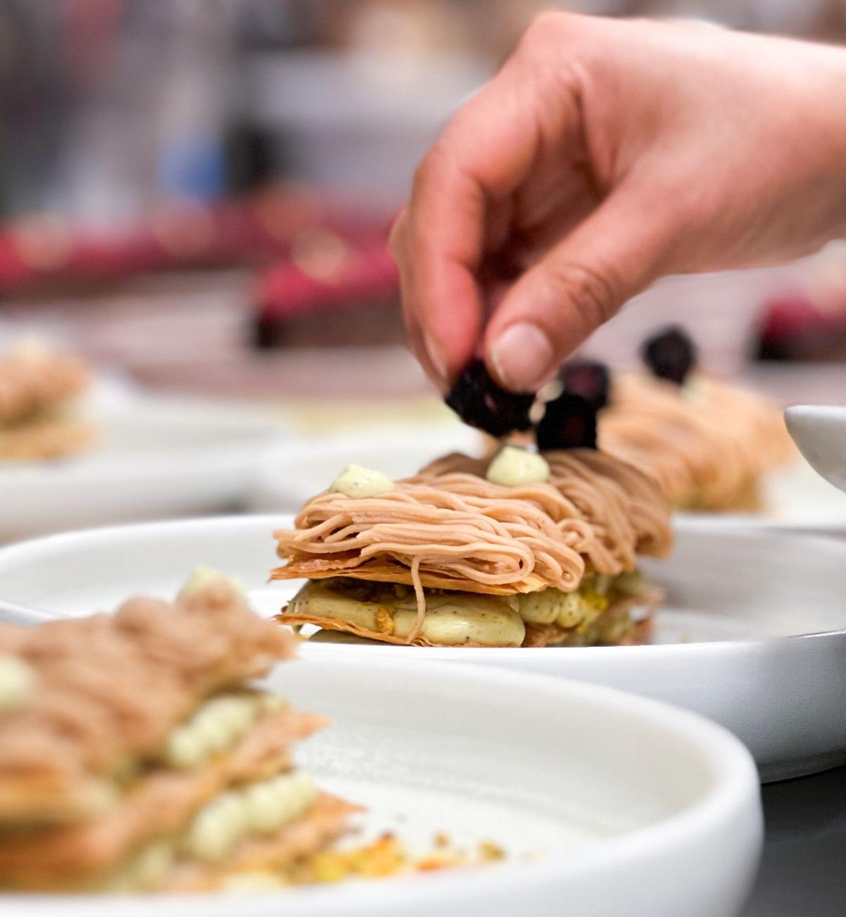 Chocolate Vermicelli Dessert