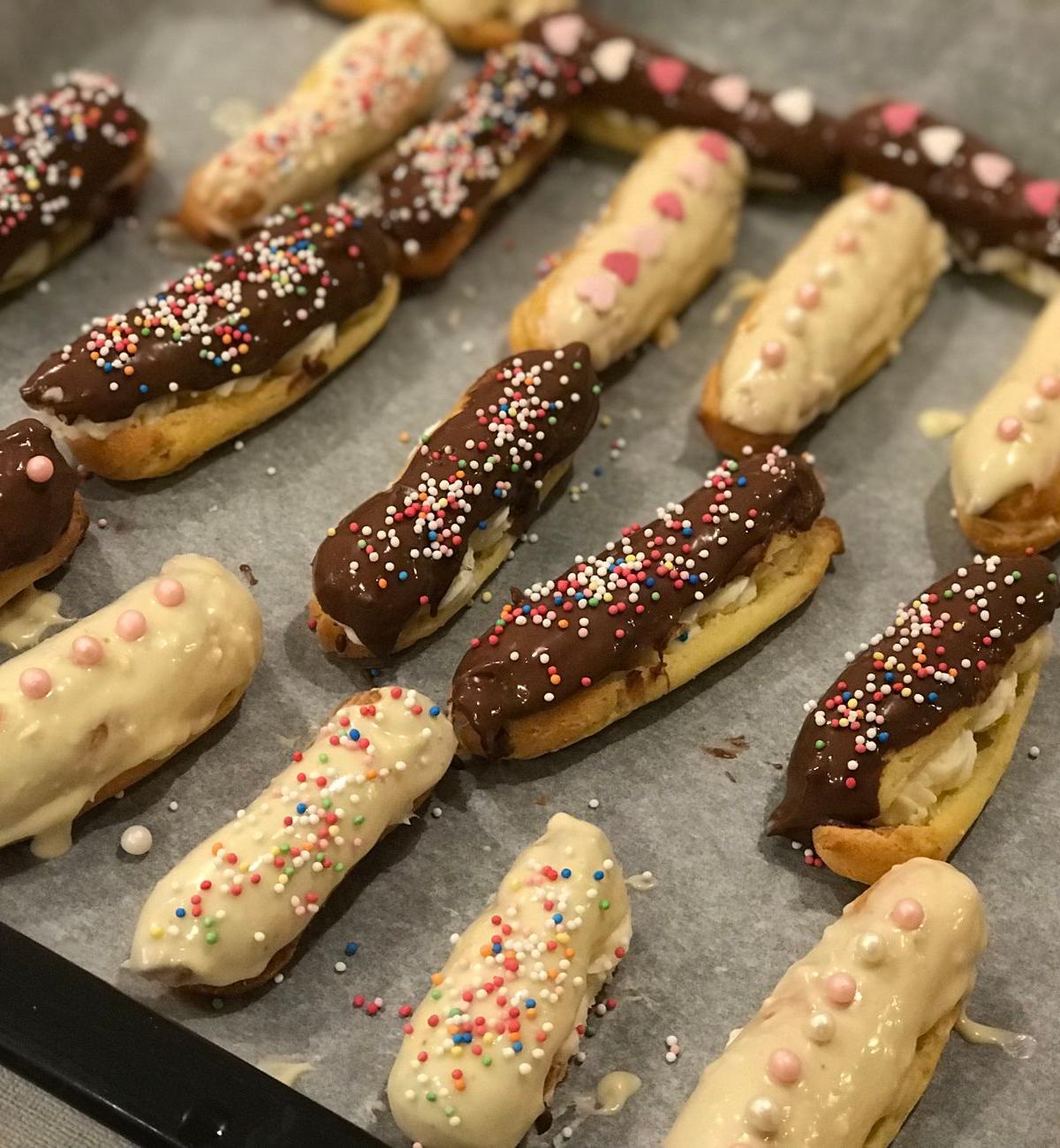 Churros with Chocolate and Sprinkles