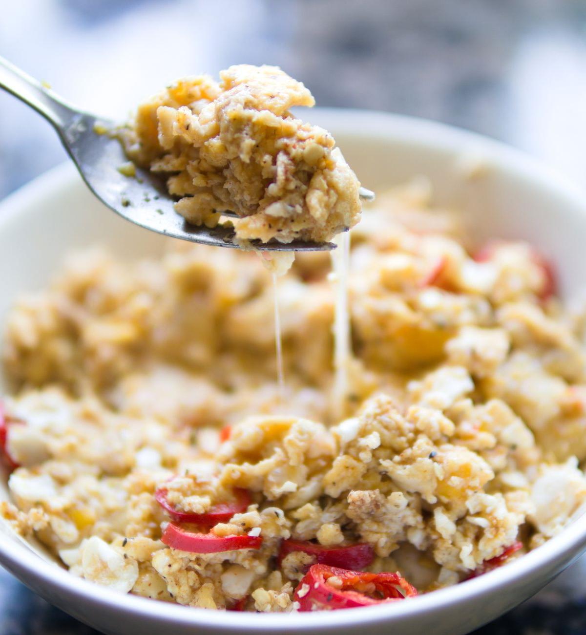 Cottage Cheese Scrambled Eggs