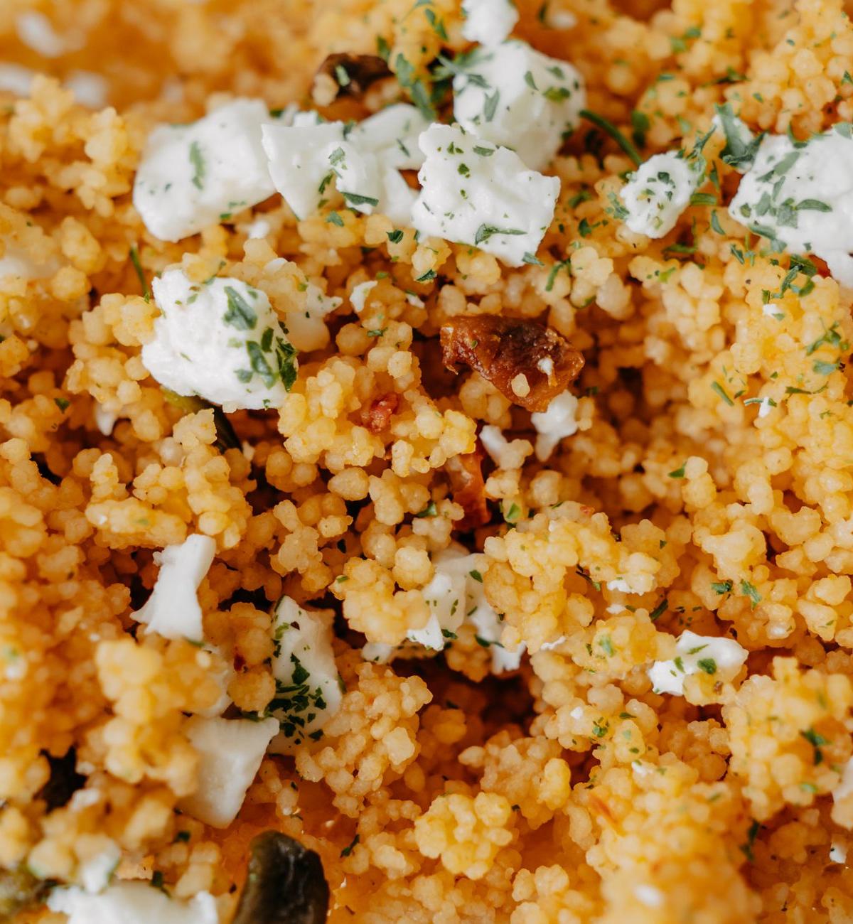 Couscous with Feta and Herbs