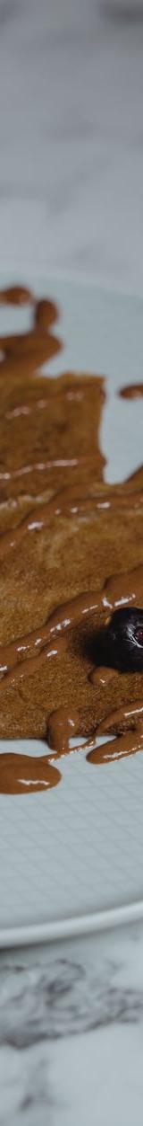 Crepes with Nutella and Cherry