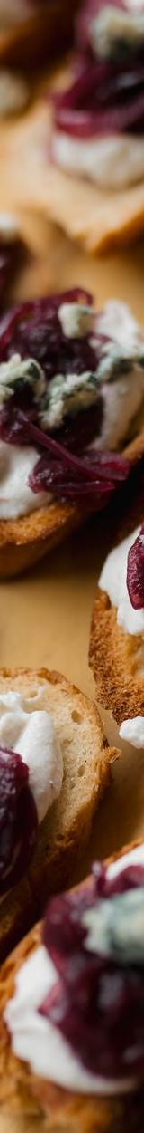Crostini with Goat Cheese and Red Onions
