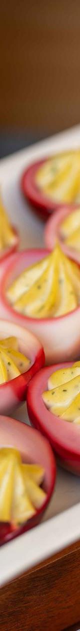 Deviled Eggs with Pimento Cheese