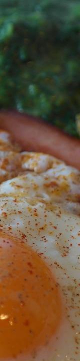 Eggs with Roasted Potatoes and Greens