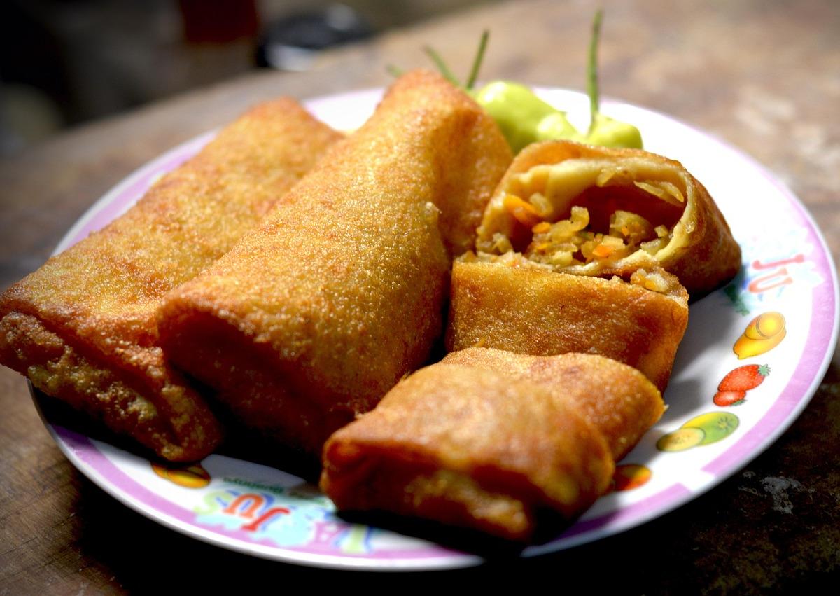 Filipino Spring Rolls with Heart of Palm