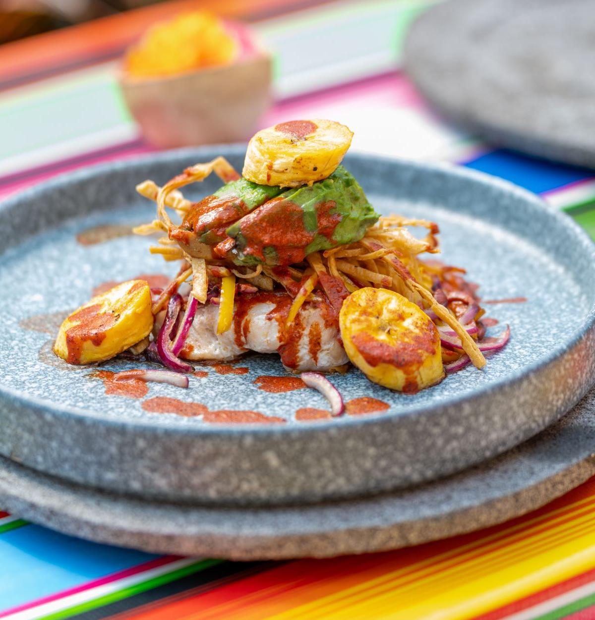 Fish Tacos with Plantains