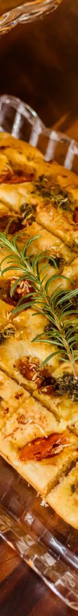 Focaccia with Dried Tomatoes and Rosemary