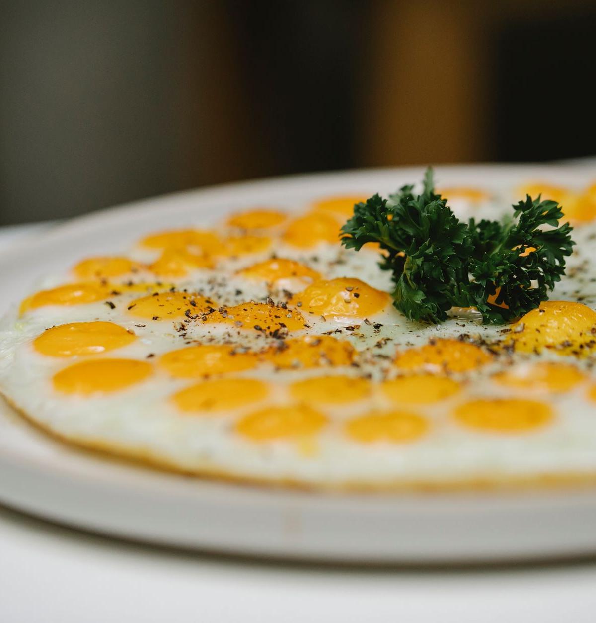 Fried Egg with Runny Yolks