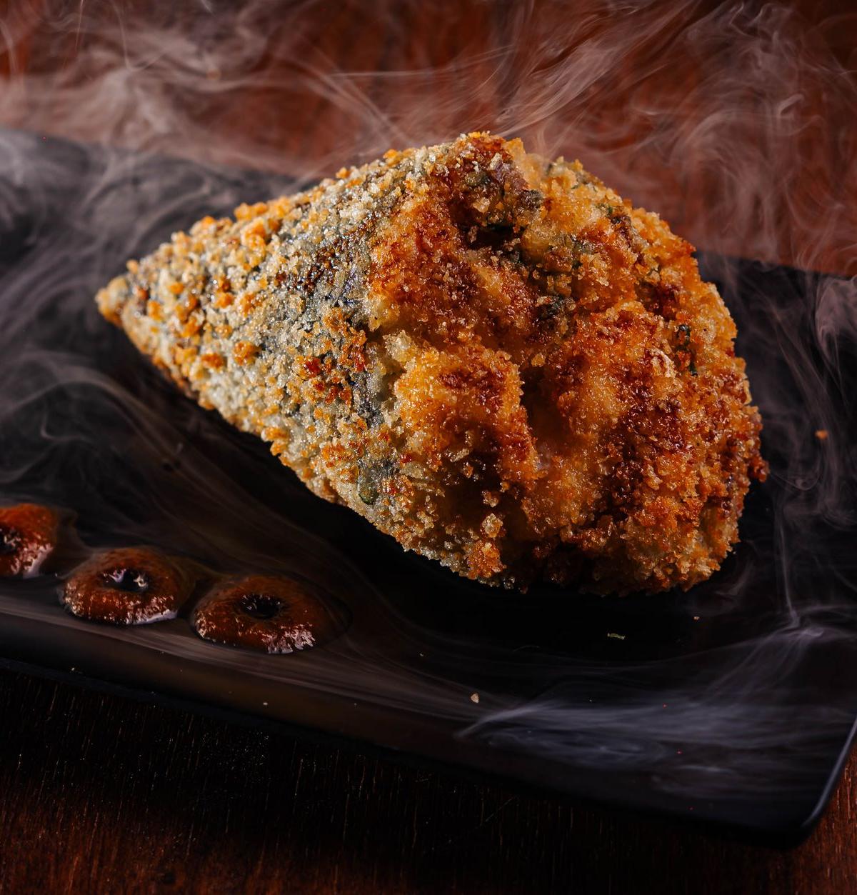 Fried Fish Crostata with Smoke
