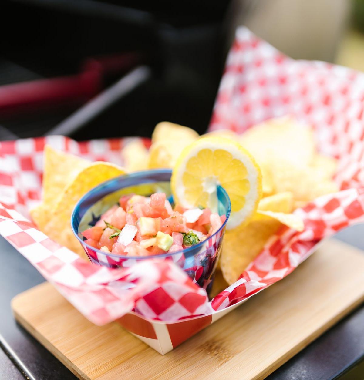 Fruit Salsa with Tortilla Chips