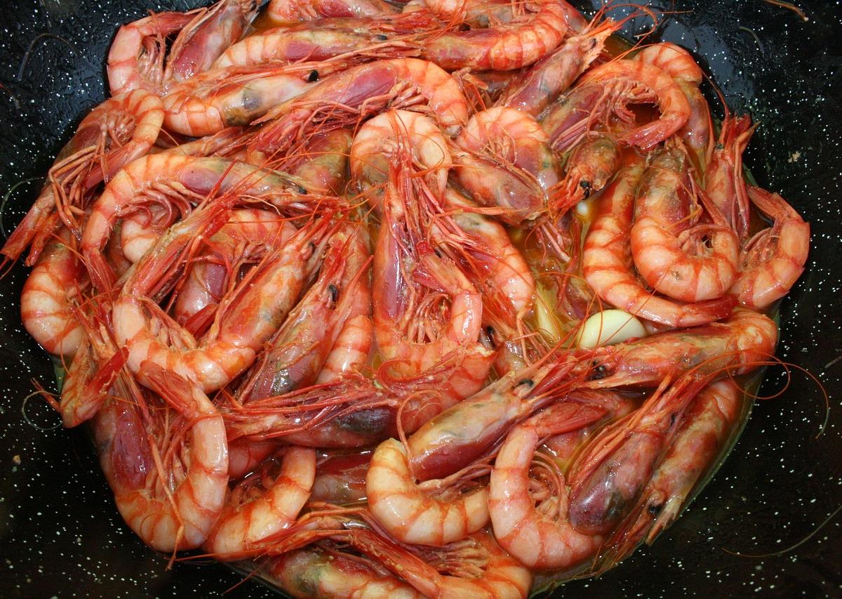 Garlic Steamed Prawns