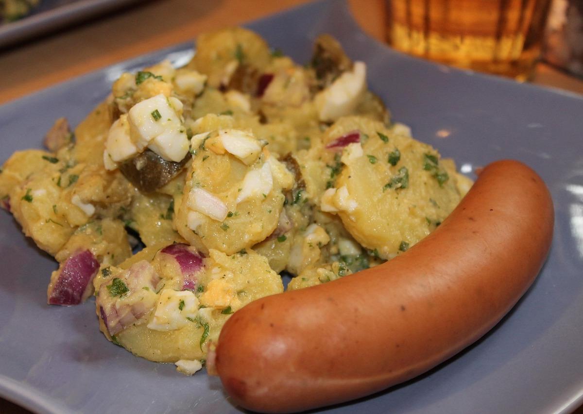 German Potato Salad with Sausage