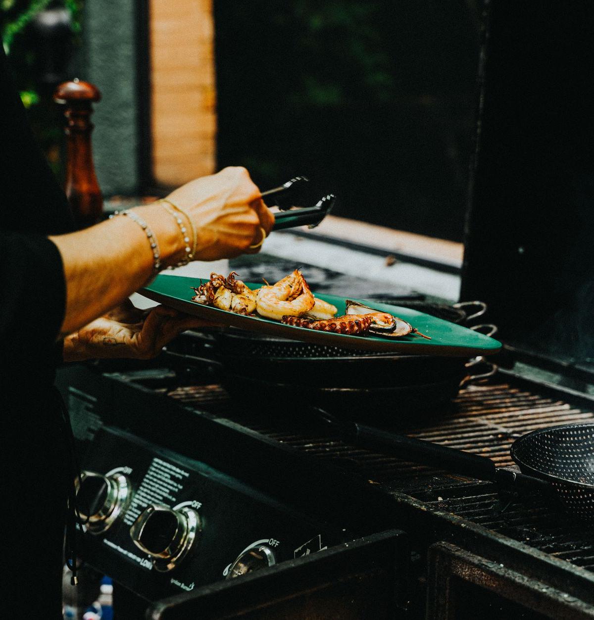 Grilled Chicken and Sausages