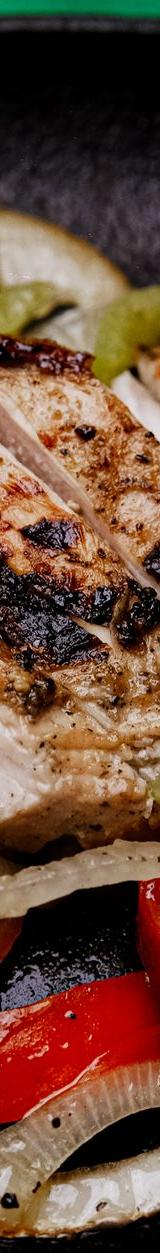 Grilled Chicken with Peppers and Onions