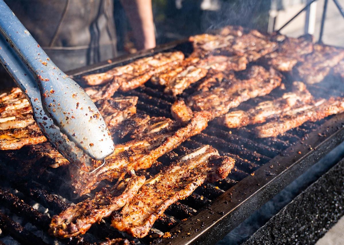 Grilled Pork Rib Tips