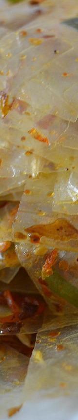 Grilled Rice Paper with Toppings