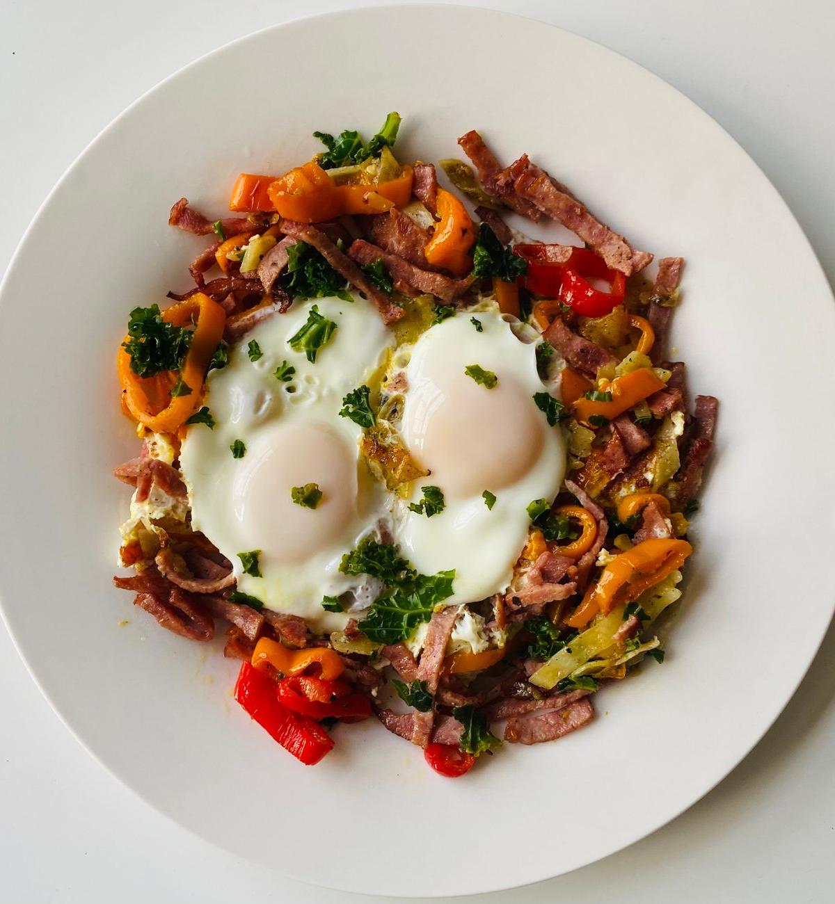 Hash with Eggs