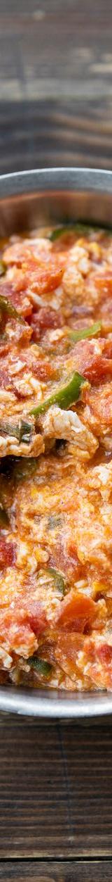 Hungarian pepper and tomato stew